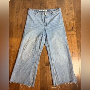 Mango Light Blue Flare Jeans